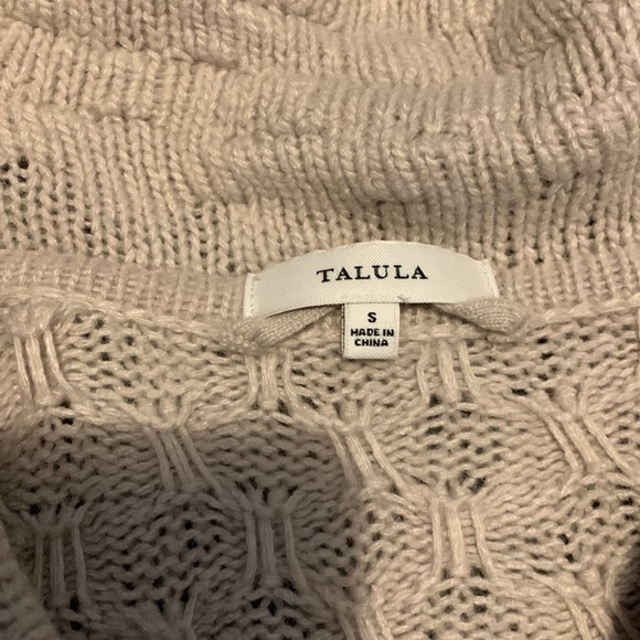 Light pink Talula lambs wool and cashmere blend cardigan - Picture 4 of 7